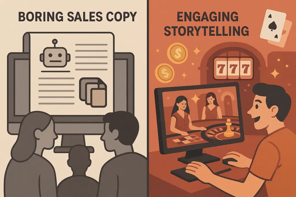 Why iGaming Content Needs More Storytelling, Not Just Sales Copies