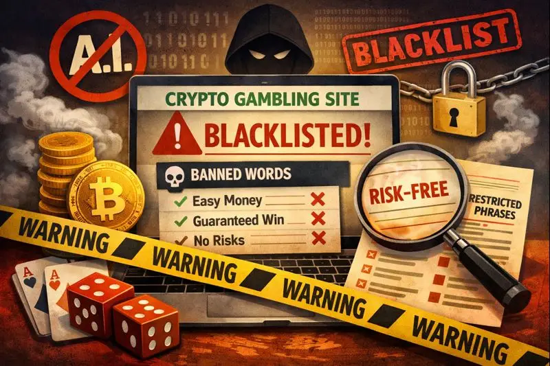 The Banned Words List: How One Wrong Phrase Can See Your Crypto Gambling Site Blacklisted